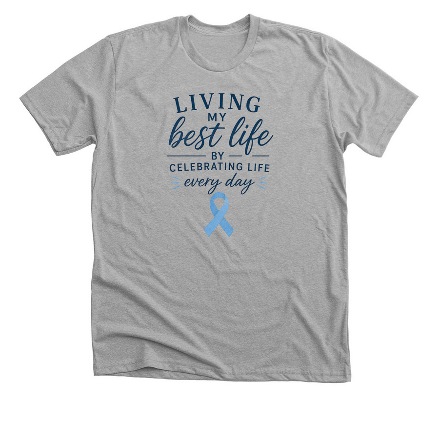 Annual 5k, a Athletic Heather Premium Unisex Tee
