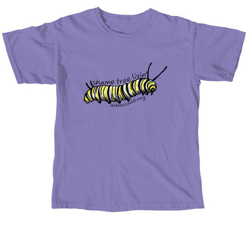 Shame Free Livin', a Violet Comfort Colors Unisex Tee