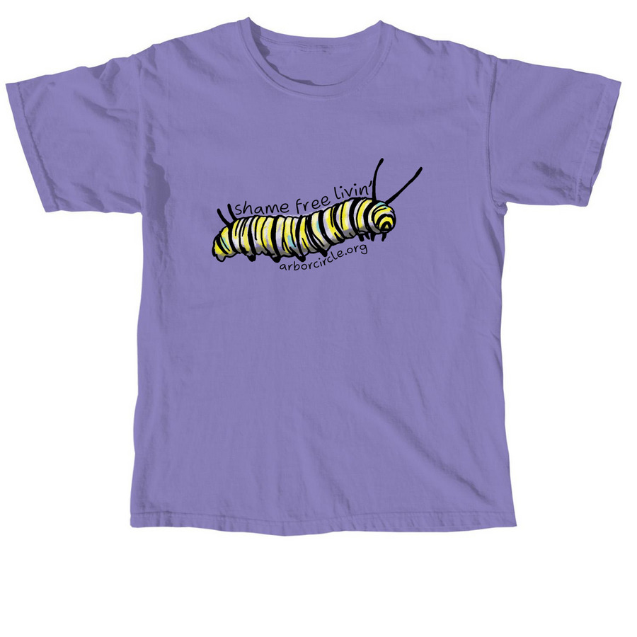 Shame Free Livin', a Violet Comfort Colors Unisex Tee