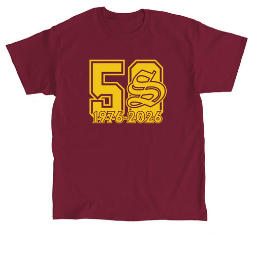 50th Anniversary Shirt, a Cardinal Red Classic Unisex Tee