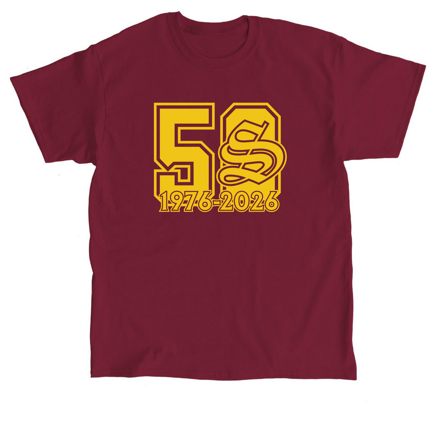 50th Anniversary Shirt, a Cardinal Red Classic Unisex Tee