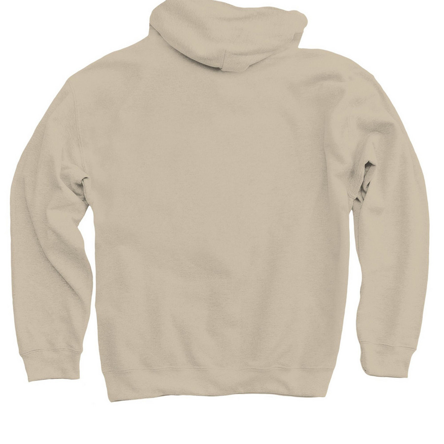 Signature Running Fat Chef Gear, a Sand Pullover Hoodie (back-view)