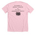 Pit Bull and Breast Cancer Awareness Month, a Heather Pink Premium Unisex Tee (back-view)