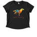 RF Tie Dye! the tank/short sleeve version!, a Space Black Allmade Eco Triblend Women?s Scoop Neck Tee