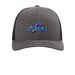 Yamaha Hat, a Charcoal/ Black Printed Snapback Trucker Cap