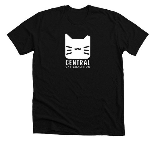 Central Cat Coalition&nbsp;, a Solid Black Blend Premium Unisex Tee