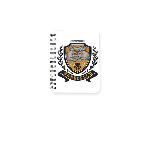 Varsity Bobbie Notebook, a White Spiral Notebook