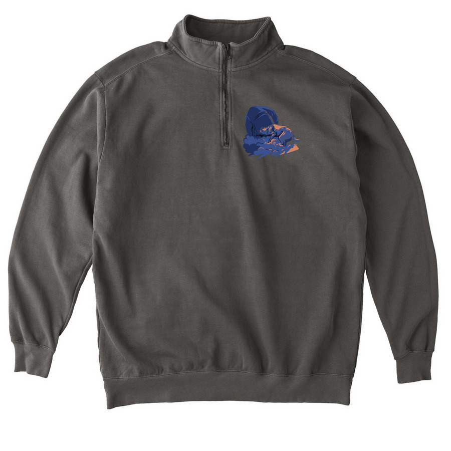 Finale for kristi&nbsp;, a Pepper Comfort Colors Quarter Zip Pullover