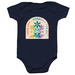 Love and Liberation for All, a Navy Infant Onesie