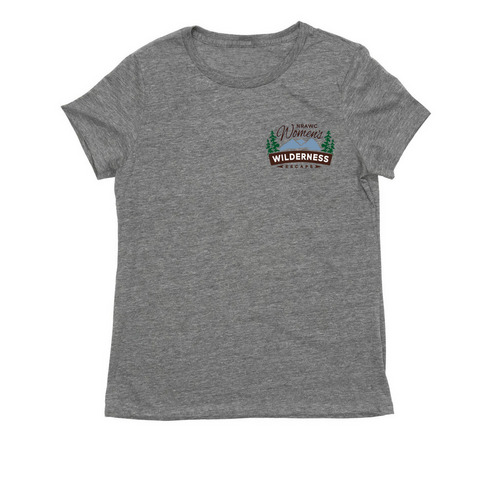 Women?s Wilderness Escape, a Aluminum Grey Allmade Eco Triblend Women?s Tee