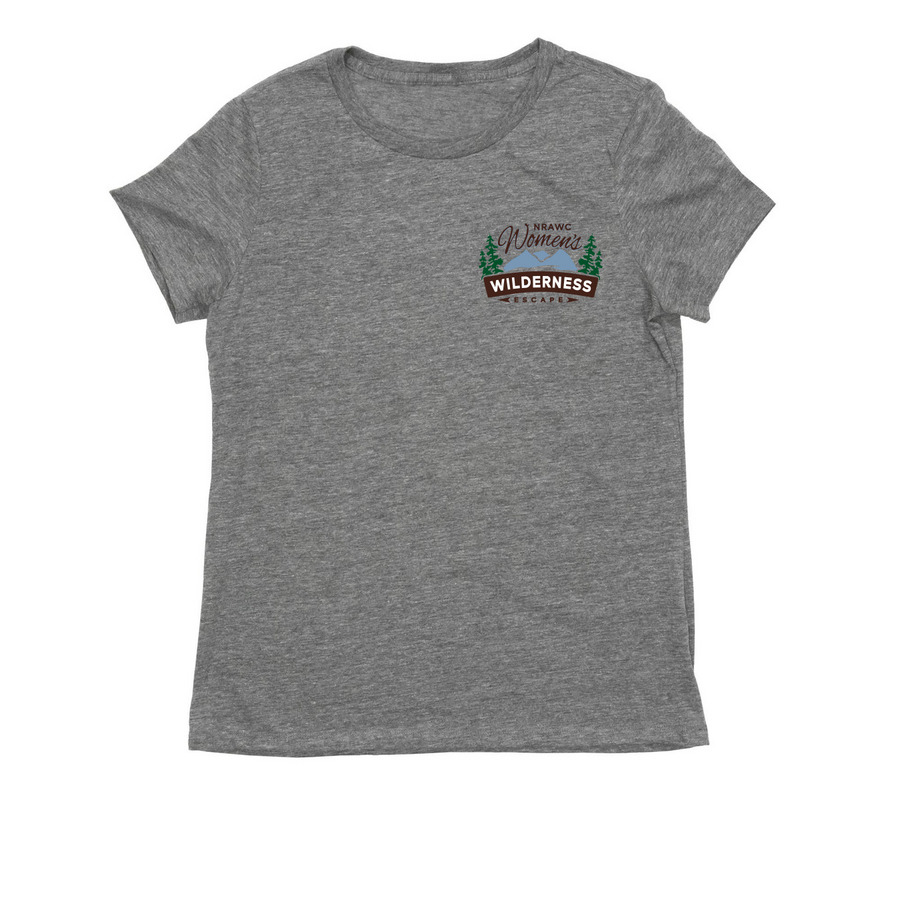 Women?s Wilderness Escape, a Aluminum Grey Allmade Eco Triblend Women?s Tee