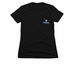 "Calm Dahn" Merch, a Black Women's Slim Fit Tee