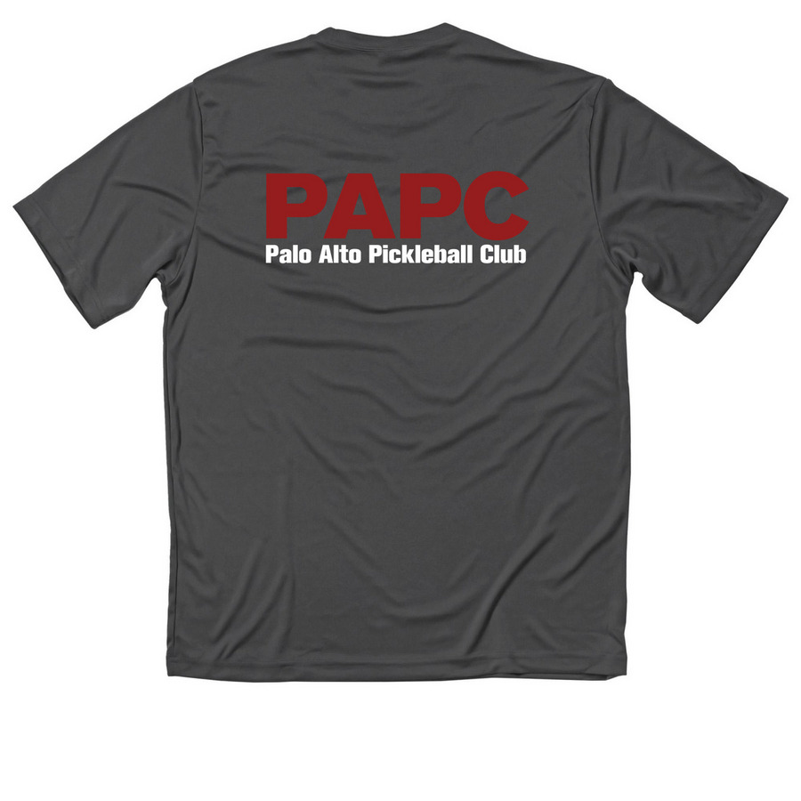 Performance Tees, a Iron Grey Classic Performance Tee (back-view)