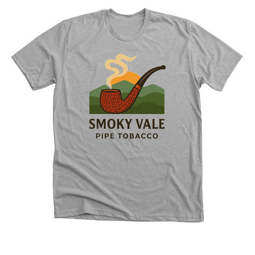 Smoky Vale Vintage Tee, a Athletic Heather Premium Unisex Tee