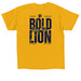 Bold as a Lion (10 year anniversary), a Gold Classic Unisex Tee (back-view)