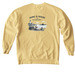 Home Is Where The Sub Isn't, a Butter Comfort Colors Crewneck Sweatshirt (back-view)