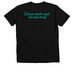 Moonlight - Doing Good & Having Fun, a Solid Black Blend Premium V-Neck Tee (back-view)