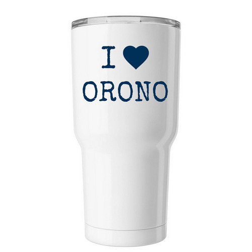 I Love Orono Tumbler&nbsp;, a White Insulated Tumbler