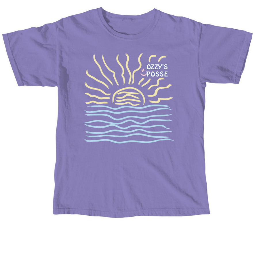 Ozzy's End of Treatment Shirt, a Violet Comfort Colors Unisex Tee