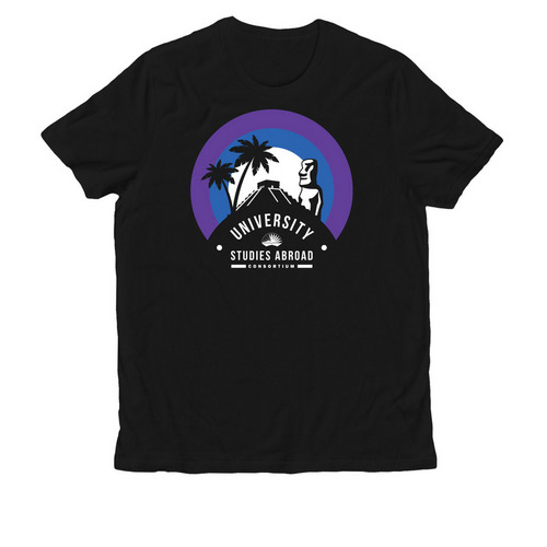 Sunrise South America, a Deep Black Allmade Organic Cotton Unisex Tee