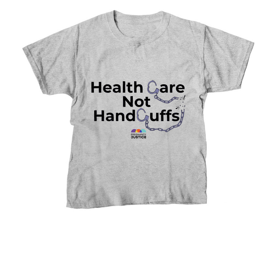 Health Care Not Handcuffs, a Sport Grey Youth Unisex Tee