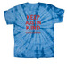 Keep Austin Kind, a Baby Blue Classic Tie Dye Tee