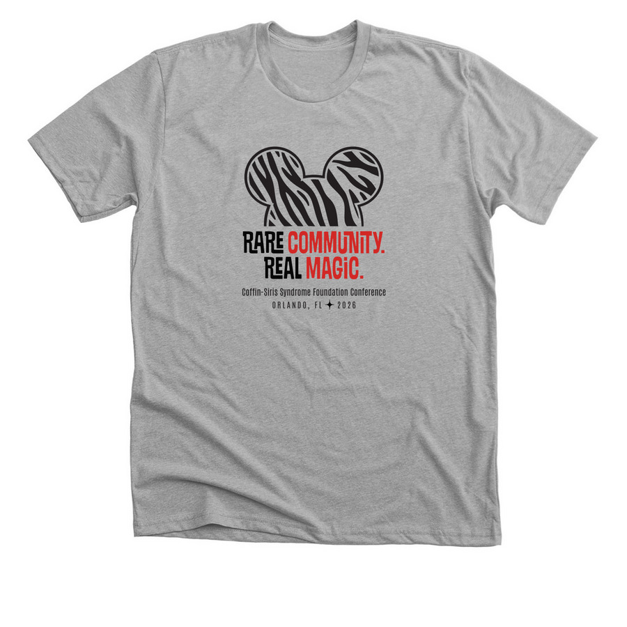 Rare Community Real Magic, a Athletic Heather Premium Unisex Tee