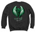 Fear Not, a Black Crewneck Sweatshirt (back-view)