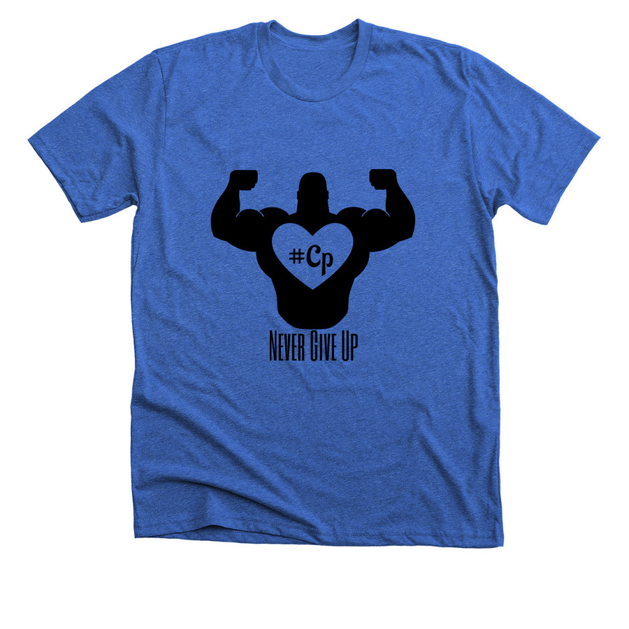 #cpwarrior, a Heather True Royal Premium Unisex Tee