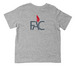Toddler Back Logo With Front Name, a Heather Toddler Tee (back-view)