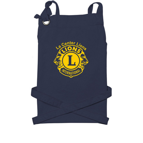 Lions Aprons, a Navy Cotton Canvas Pocket Apron