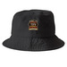 TCFU Hats, a Black Printed Bucket Hat