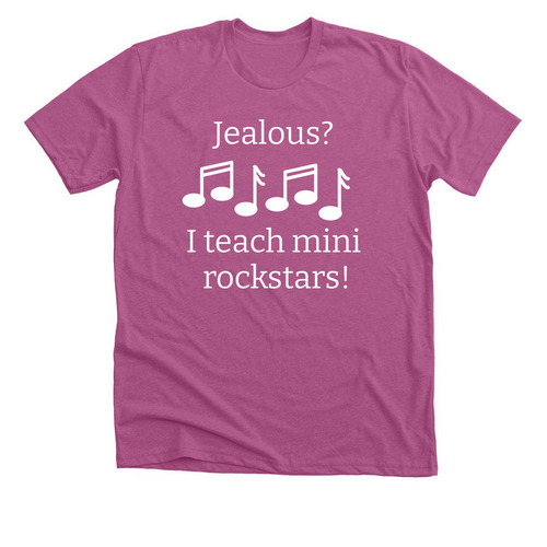 EHS Cadet Teaching, a Heather Magenta Premium Unisex Tee