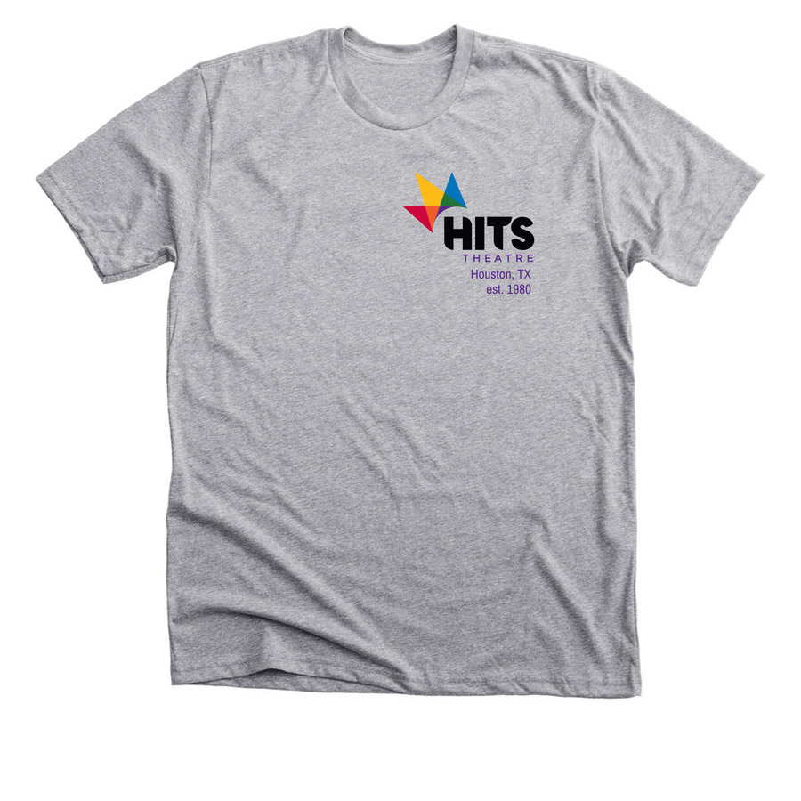 HITS Color Logo, a Athletic Heather Premium Unisex Tee