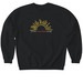 Sunrise Crewneck - Dark Colors, a Black Softstyle Crewneck Sweatshirt