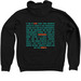 Stop Abandoning Rabbits, a Black Zip Up Hoodie (back-view)