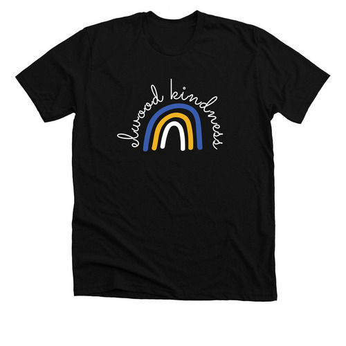 Elwood Kindness, a Solid Black Blend Premium Unisex Tee