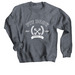 Roanoke Olympic Leaf, a Dark Heather Crewneck Sweatshirt