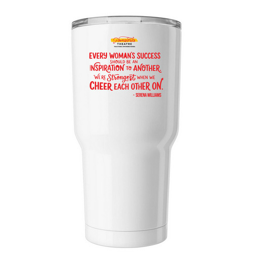 Women's Success, a White Insulated Tumbler