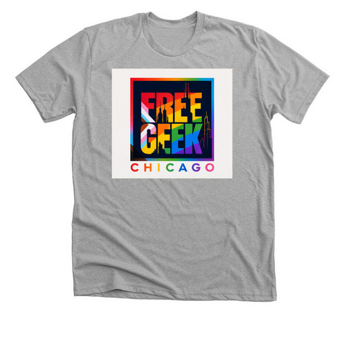 Ctrl+Alt+Donate, a Athletic Heather Premium Unisex Tee