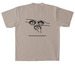 thank you for loving me tee, a Oatmeal Heavyweight Garment Dye Tee (back-view)