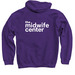 Hoodies & Crewnecks, a Purple Pullover Hoodie (back-view)