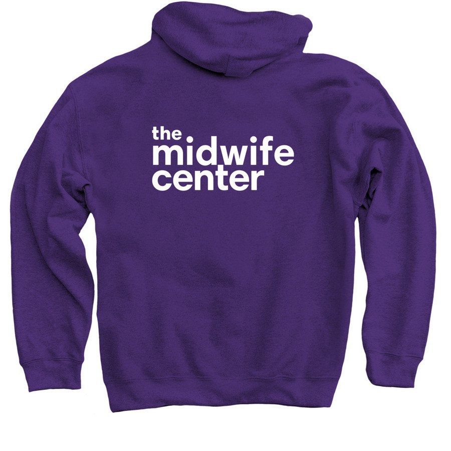 Hoodies & Crewnecks, a Purple Pullover Hoodie (back-view)
