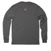 XXX Lazy Bear Week / Orange, a Aluminum Grey Allmade Eco Triblend Long Sleeve Tee (back-view)