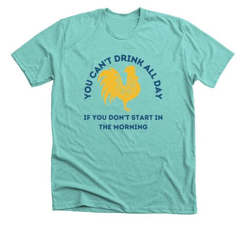 Be an Overachiever!, a Heather Sea Green Premium Unisex Tee