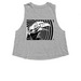 KHNS Eagle and Raven&nbsp;&nbsp;, a Athletic Heather Women's Cropped Racerback Tank