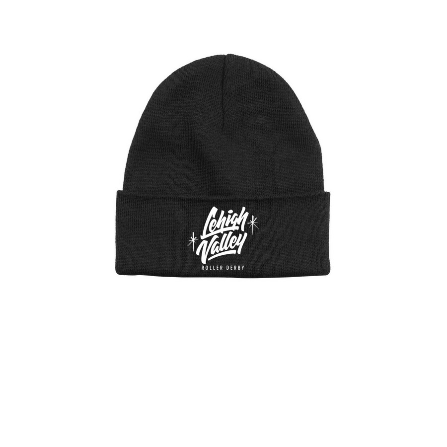 Beanies! White Logo, a Black Printed Base Camp Beanie