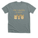 The Canyon Is Wild, a Heather Blue Storm Premium Unisex Tee