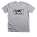 Adopt Apparel, a Athletic Heather Premium Unisex Tee