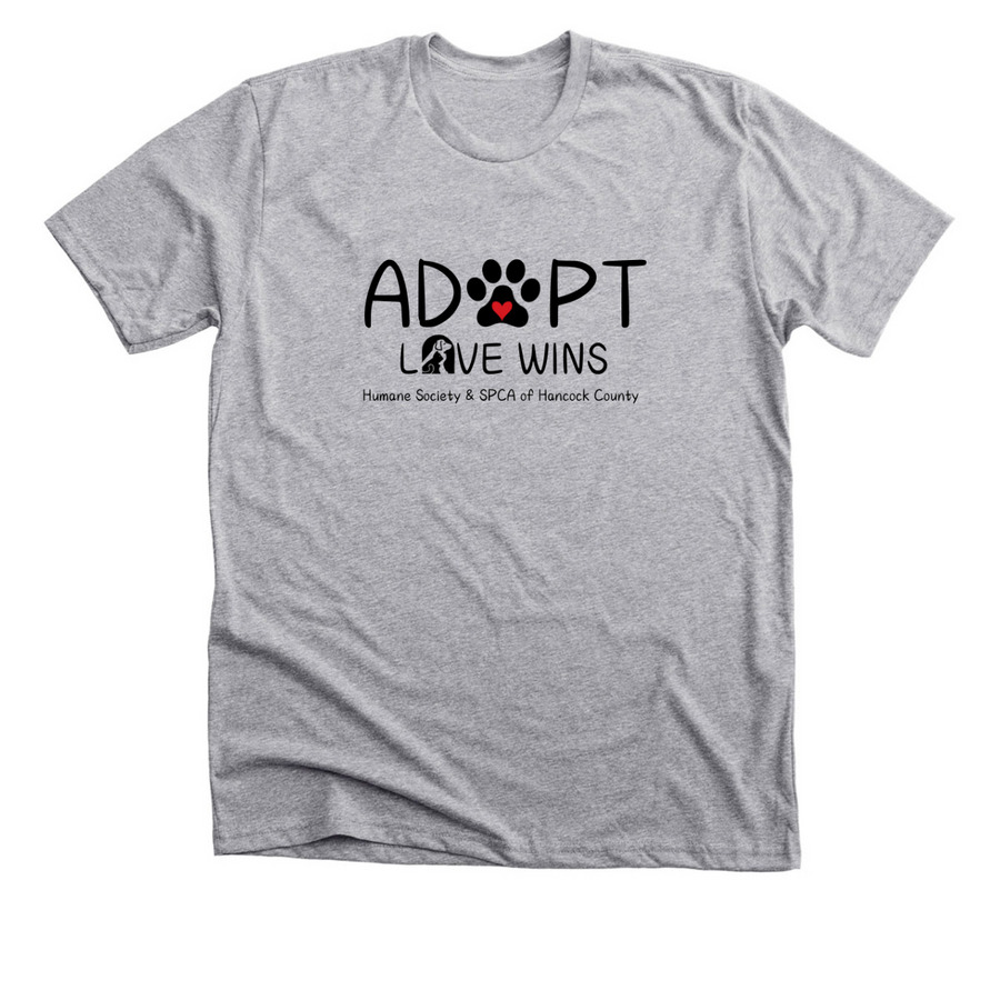 Adopt Apparel, a Athletic Heather Premium Unisex Tee